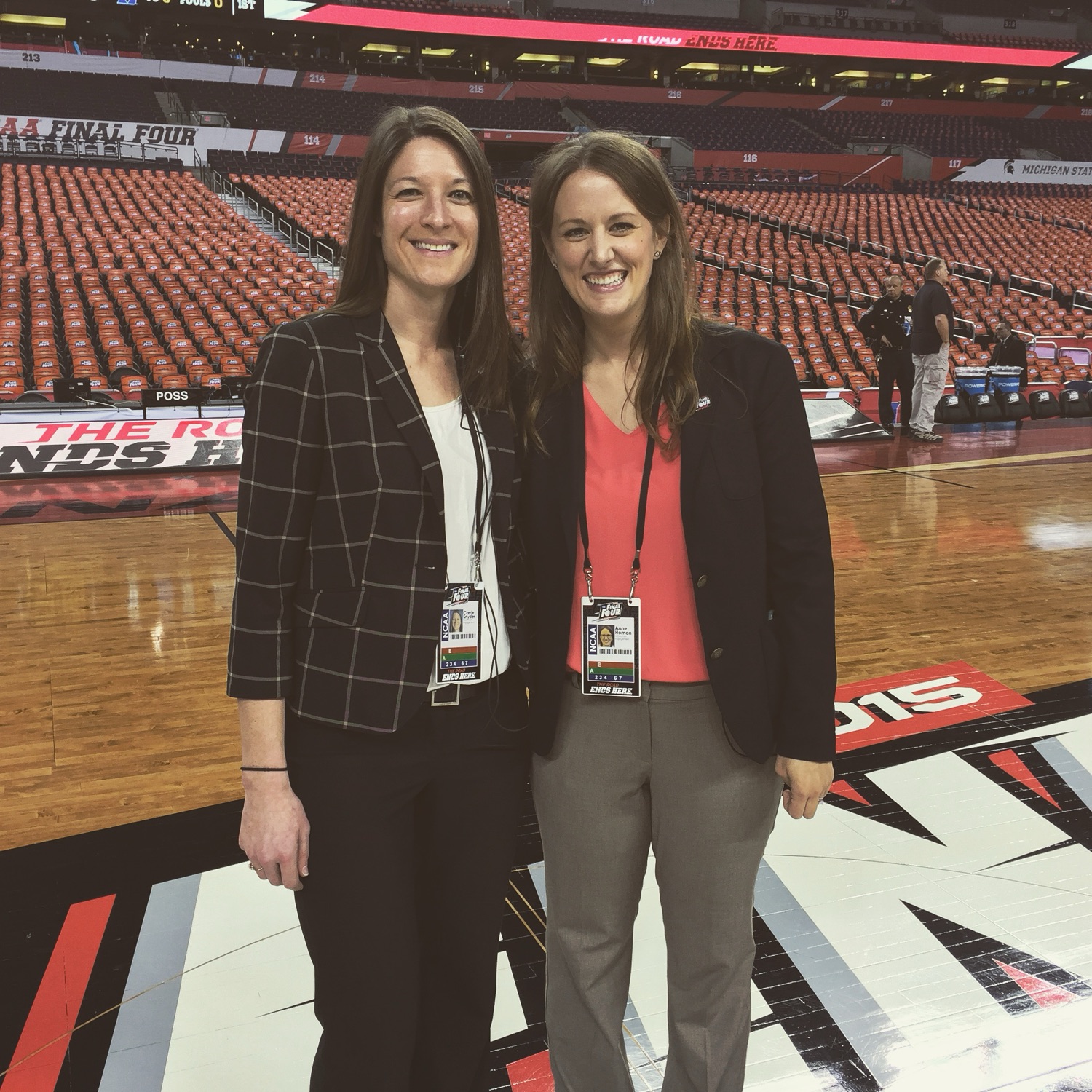 NCAA Final Four — courtside